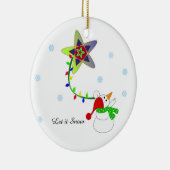 Swinging on a Star Keramisch Ornament (Rechts)