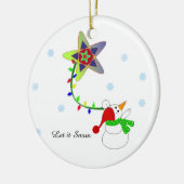 Swinging on a Star Keramisch Ornament (Links)