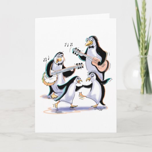 sWiNgInG pEnGuInS Kaart (Voorkant)