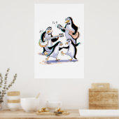 sWiNgInG pEnGuInS Poster (Keuken)