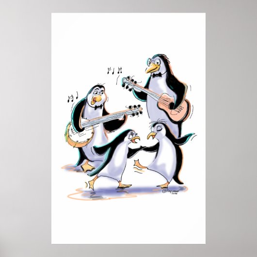 sWiNgInG pEnGuInS Poster (Voorkant)