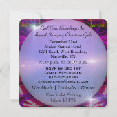 Swinging Santa 5.25" Uitnodigingen (Achterkant)