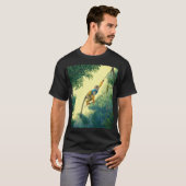 Swinging Squirrel Monkey Oerwoud T-shirt (Voorkant volledig)