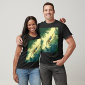 Swinging Squirrel Monkey Oerwoud T-shirt (Unisex)