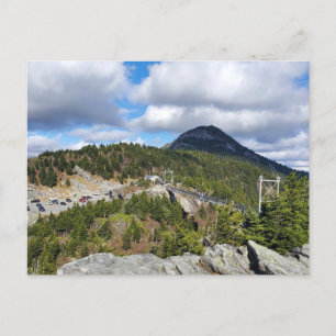 Swinging Suspension Bridge Grandfather Mountain NC Briefkaart
