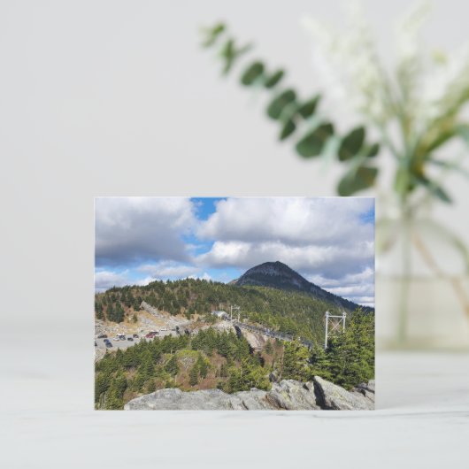 Swinging Suspension Bridge Grandfather Mountain NC Briefkaart (Staand voorkant)