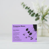 Swings en Roundabouts v2 - Lila Visitekaartje (Staand voorkant)