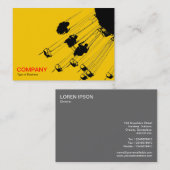 Swings en Roundabouts v3 - Amber Visitekaartje (Voorkant / Achterkant)