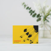 Swings en Roundabouts v3 - Amber Visitekaartje (Staand voorkant)