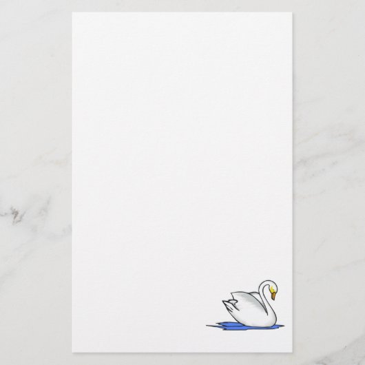 Swinna Swan Briefpapier (Voorkant)