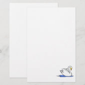 Swinna Swan Briefpapier (Voorkant / Achterkant)