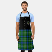 Swinton Clan Badge & Tartan Kilt Schort (Gedragen)
