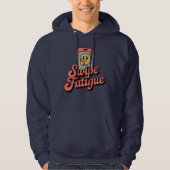 Swipe Fatigue, Relationship Mood with Digital Sass Hoodie (Voorkant)