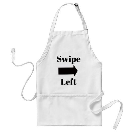 Swipe Left Apron Standaard Schort (Voorkant)