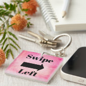 Swipe Left Keychain (Voorkant Rechts)