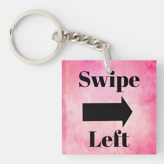 Swipe Left Keychain (voorkant)