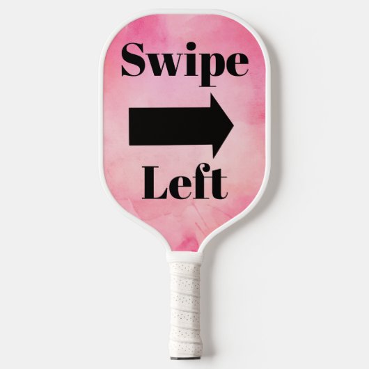 Swipe Left Pickleball Paddle (Voorkant)