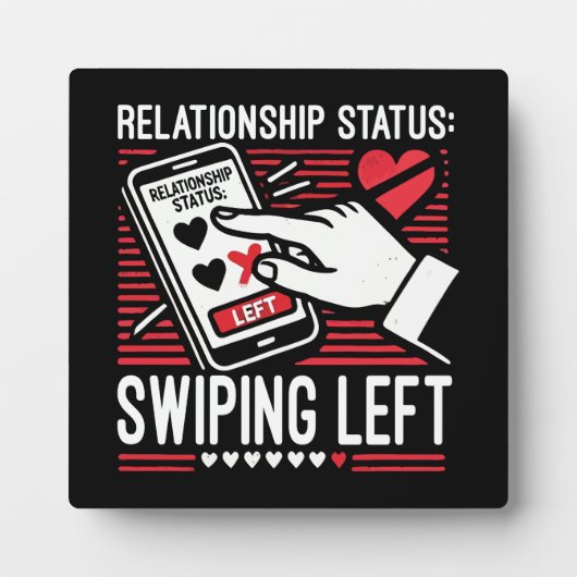 Swipe Lift, Singles Awareness Day, Anti Valentine Fotoplaat (Voorkant)