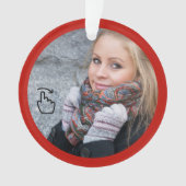 SWIPE RECHTS - Beste Vriend - Zie Terug ... Ornament (voorkant)