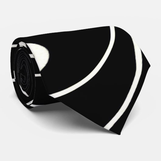 Swirl Abstraction Pattern Stropdas (Opgerold)