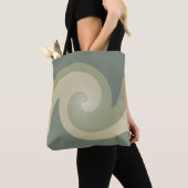 Swirl Allover-Canvas tas (Dichtbij)
