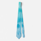 *~* Swirl Blue Retro Psychodelic Tie Dye Hipster Stropdas (Voorkant)