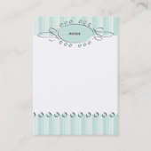 Swirl Decor Visitekaartje (Achterkant)