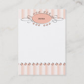 Swirl Decor Visitekaartje (Achterkant)