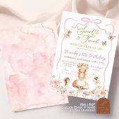 Swirl en Twirl Fairy verjaardagsuitnodiging Kaart