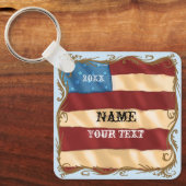 Swirl Flag Sleutelhanger (Voorkant)