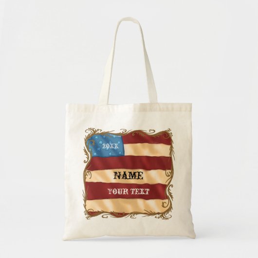Swirl Flag Tote Bag (Voorkant)