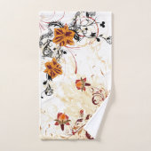 Swirl Floral Towel Bad Handdoek (Handdoek)