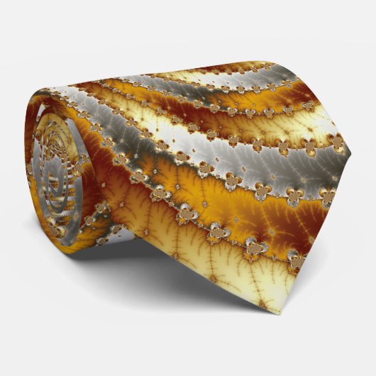 Swirl Fractal 1 - Fractal Stropdas (Opgerold)