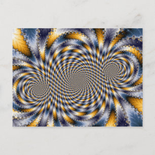 Swirl Fractal 2 - Fractal Briefkaart