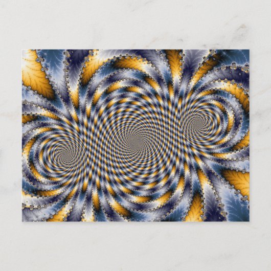 Swirl Fractal 2 - Fractal Briefkaart (Voorkant)