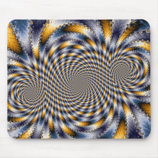 Swirl Fractal 2 - Fractal Mousepad Muismat (Voorkant)