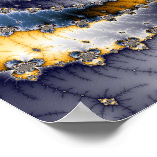 Swirl Fractal 2 - Fractal Poster (Hoek)