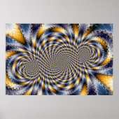 Swirl Fractal 2 - Fractal Poster (Voorkant)