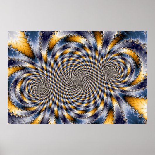 Swirl Fractal 2 - Fractal Poster (Voorkant)