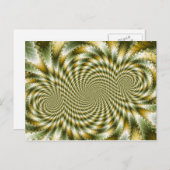 Swirl Fractal 3 - Fractal Briefkaart (Voorkant / Achterkant)