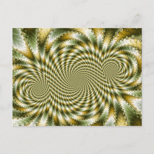 Swirl Fractal 3 - Fractal Briefkaart (Voorkant)