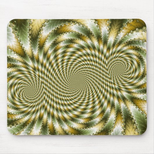 Swirl Fractal 3 - Fractal Mousepad Muismat (Voorkant)