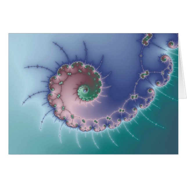 Swirl - Fractal Kaart (Voorkant Horizontaal)