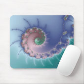 Swirl - Fractal Mousepad Muismat (Met muis)