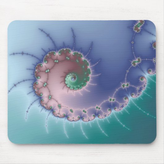 Swirl - Fractal Mousepad Muismat (Voorkant)