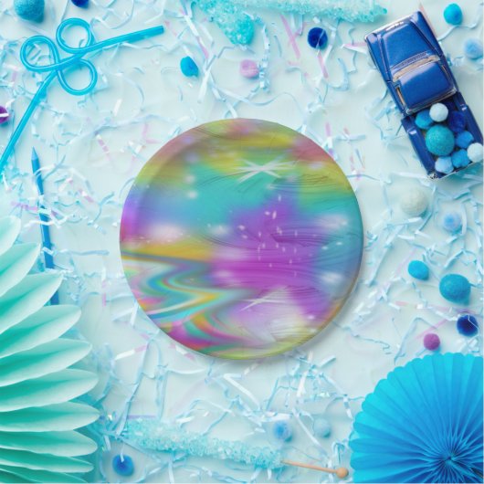 Swirl Galaxy Papieren Bordje (Feest)