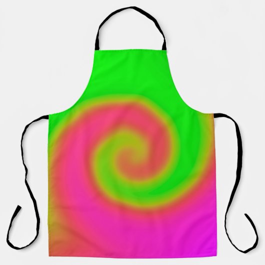 Swirl Green Roze Schort (Voorkant)