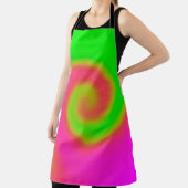 Swirl Green Roze Schort (Insitu)