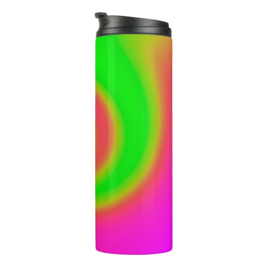 Swirl Green Roze Thermosbeker (Geroteerd rechts)