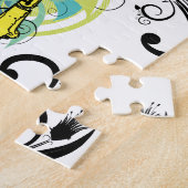 Swirl Grunge Clarinet Legpuzzel (Zijkant)